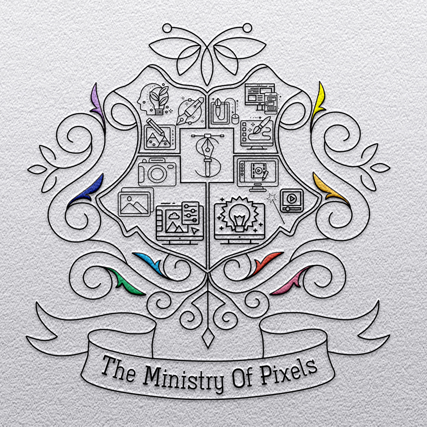 Logo Design for The Ministry Of Pixels