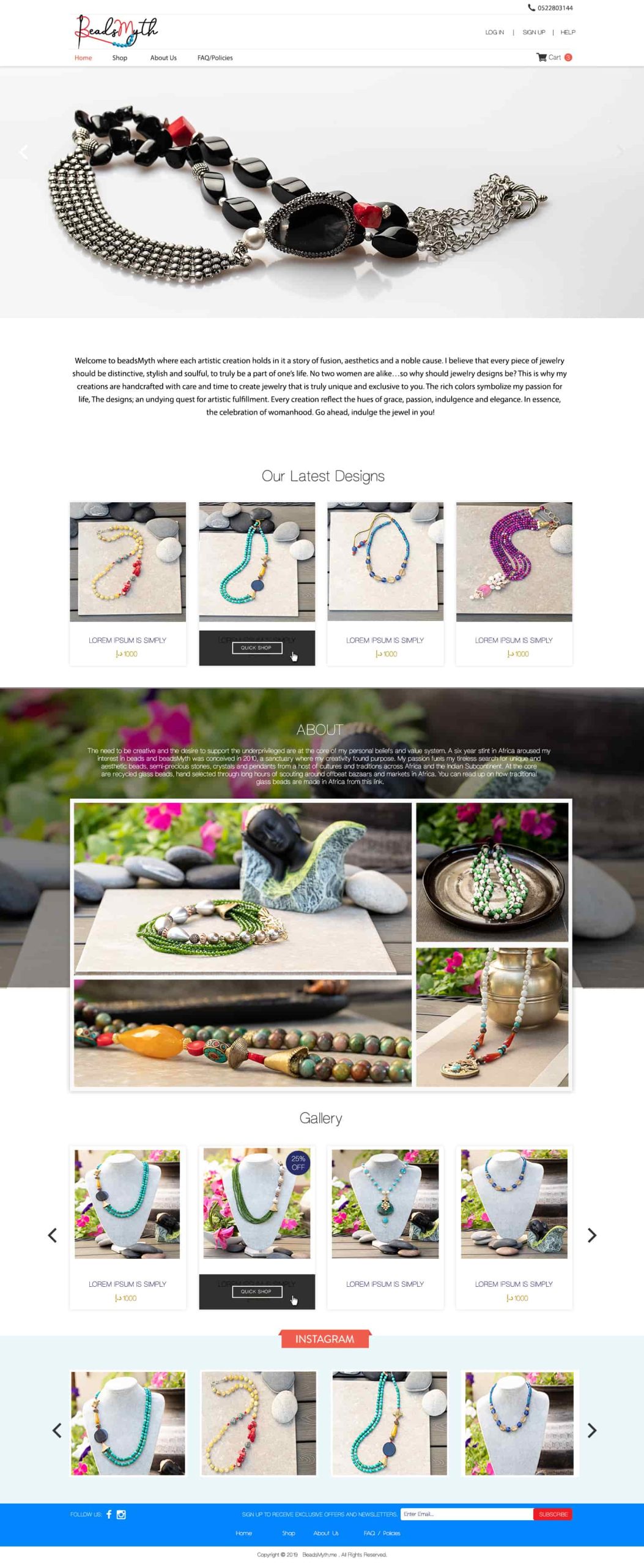 Website: Beadsmyth (Dubai)